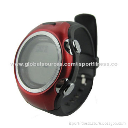 Sports watch with heart rate monitor